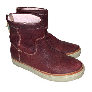 Satorisan Women's Tewa Ronda Boots Size 40 8.5 US Fleece Lined Waxed Leather